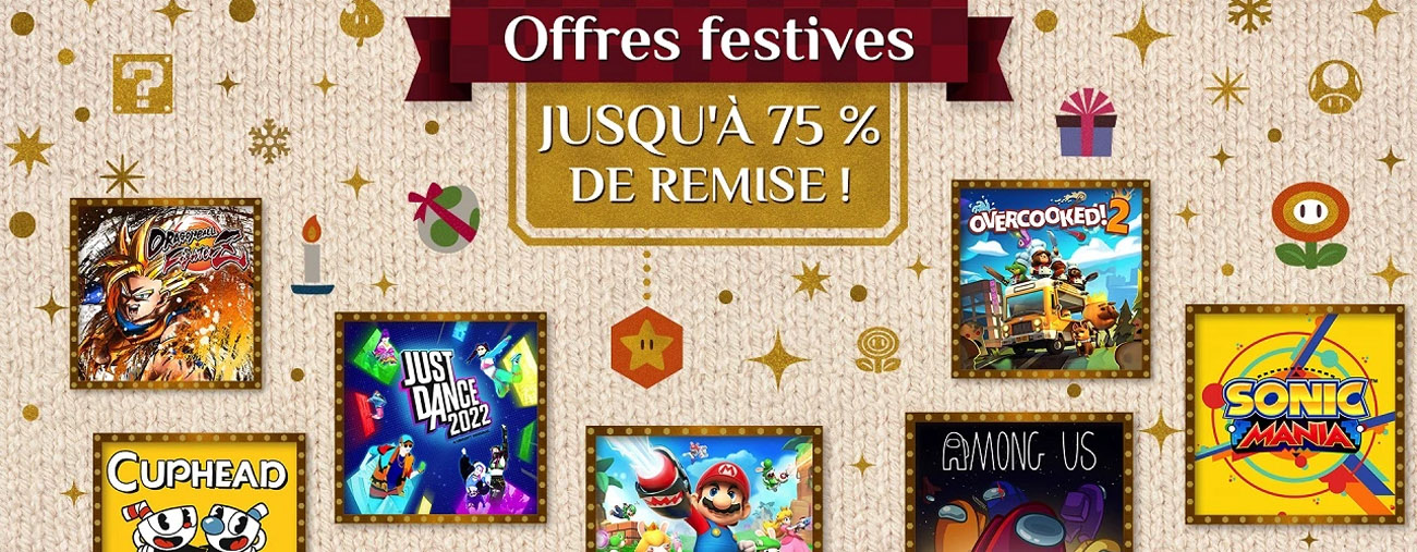 offres festives 2021 nintendo eshop