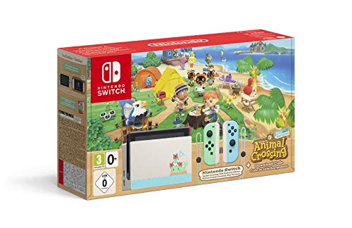 Console Nintendo Switch Animal Crossing : New Horizons Edition + Code de Téléchargement