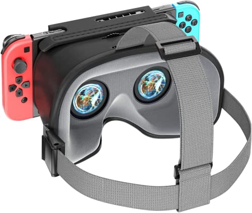 OIVO Casque VR pour Nintendo Switch/Switch Modèle OLED, VR Casque pour Nintendo Switch, Casque Realite Virtuel pour Switch, VR pour Switch