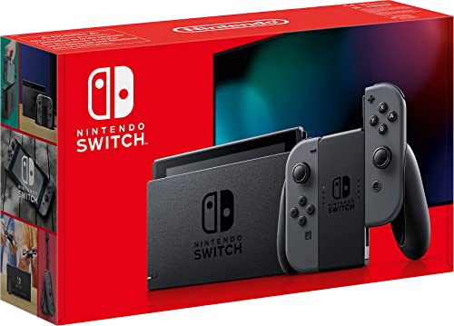 Console Nintendo Switch avec une paire de Joy-Con grises