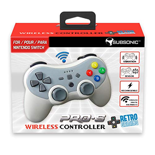 Subsonic - Subsonic - Manette bluetooth sans fil pour console Nintendo Switch - Gris