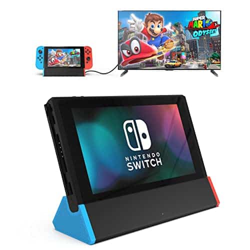 SiWiQU Switch TV Dock Compatible avec Nintendo Switch/Switch OLED, Dock Switch avec 4K HDMI Type C Port 2 x USB Port, Chargeur Switch Remplacement pour Switch Dock Officiel