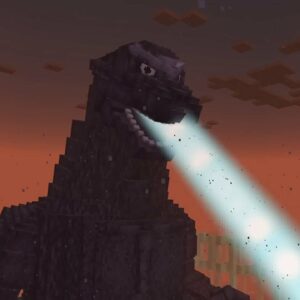 Godzilla sème la terreur dans Minecraft