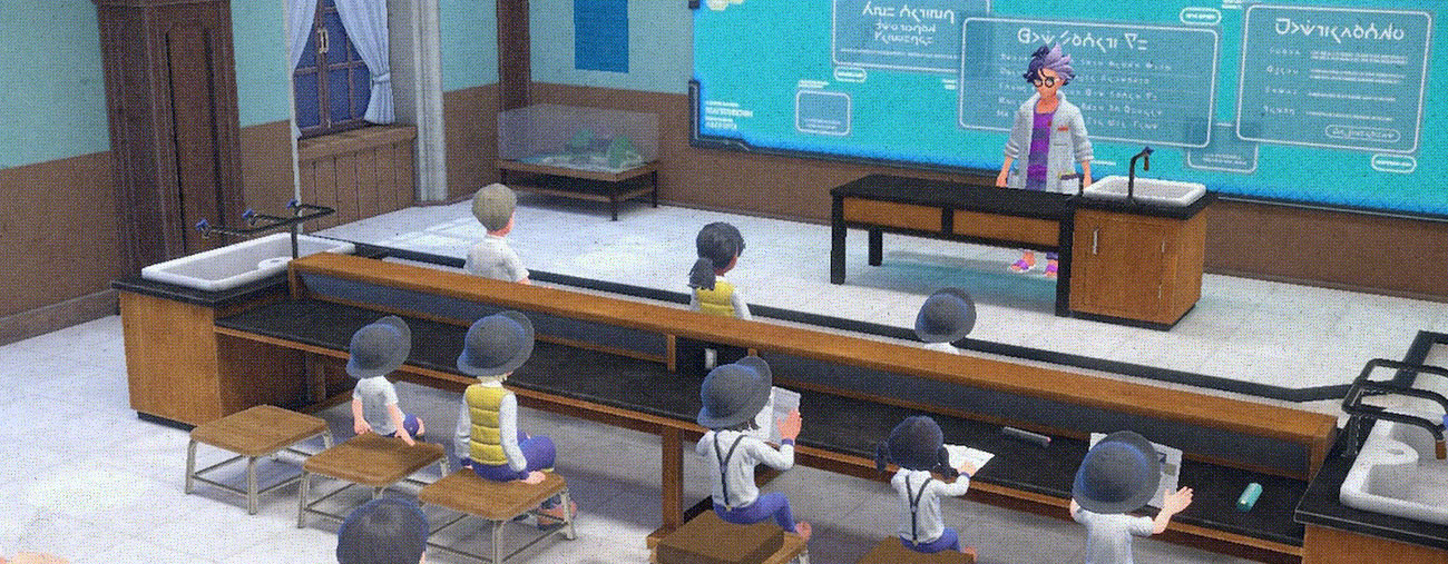 Image de Pokemon Violet illustrant un article sur l'apprentissage scolaire grâce à la Nintendo Switch