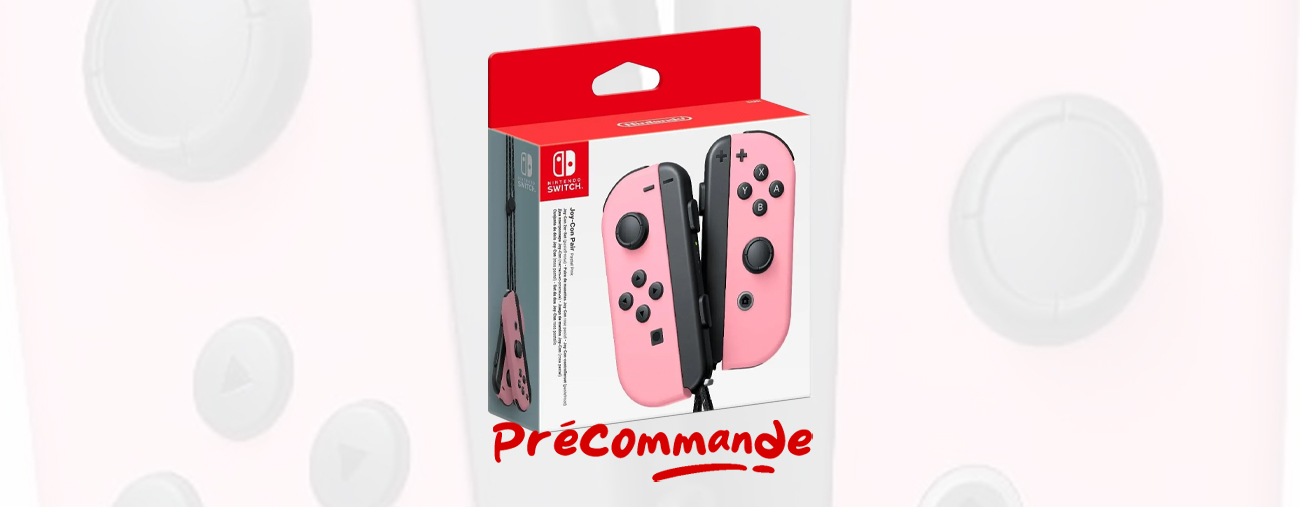 Joy-Con Rose pastel