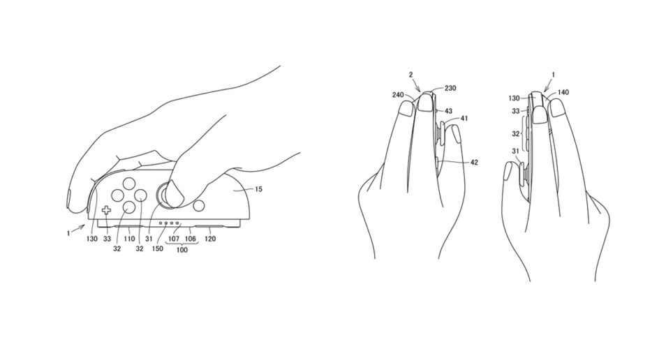 brevet nintendo switch 2 mode souris
