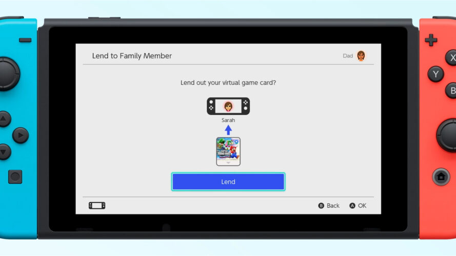 Cartes de jeu virtuelle Nintendo Switch