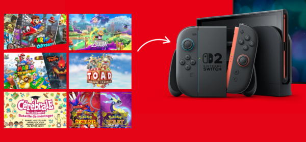 Mises à jour gratuites Switch 2