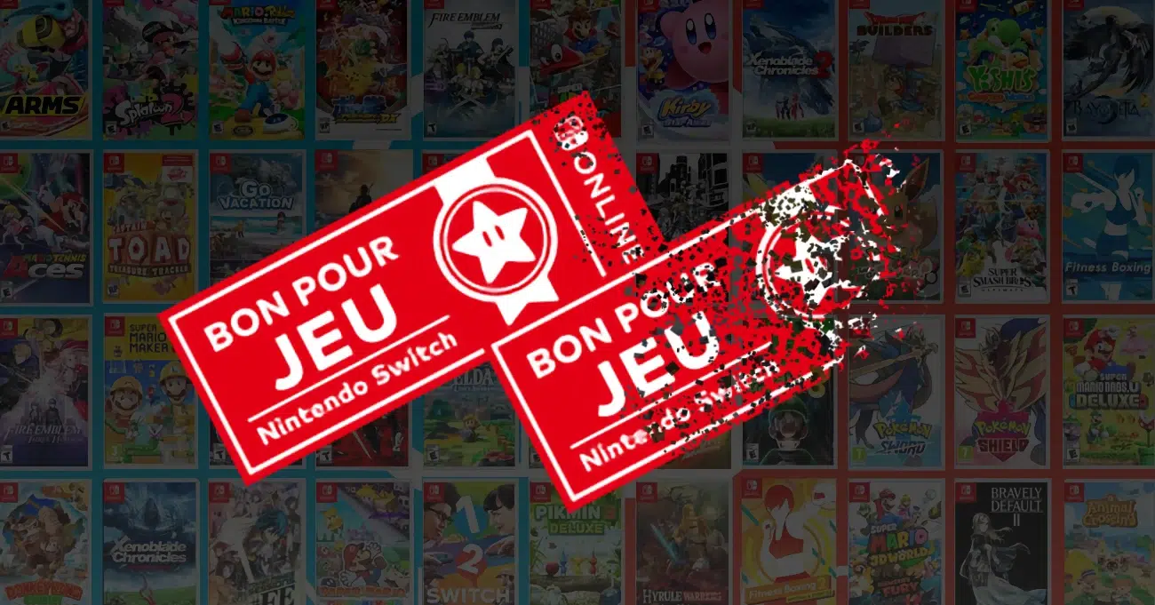 fin des bons pour jeux nintendo switch