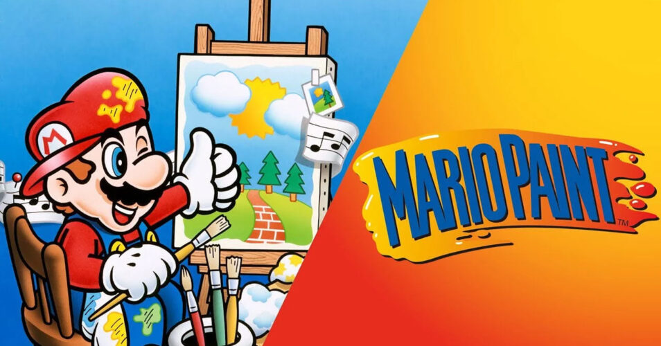 mario paint snes nso switch