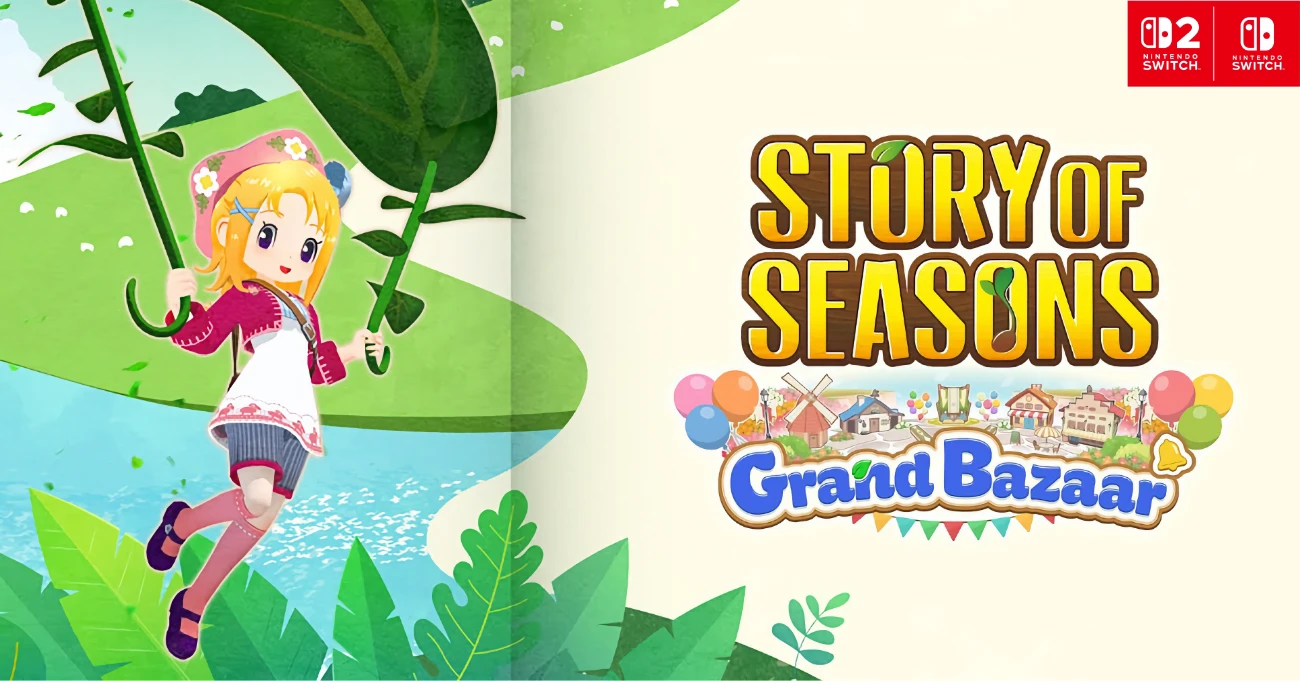 story of seasons: grand bazaar switch 2 overview trailer