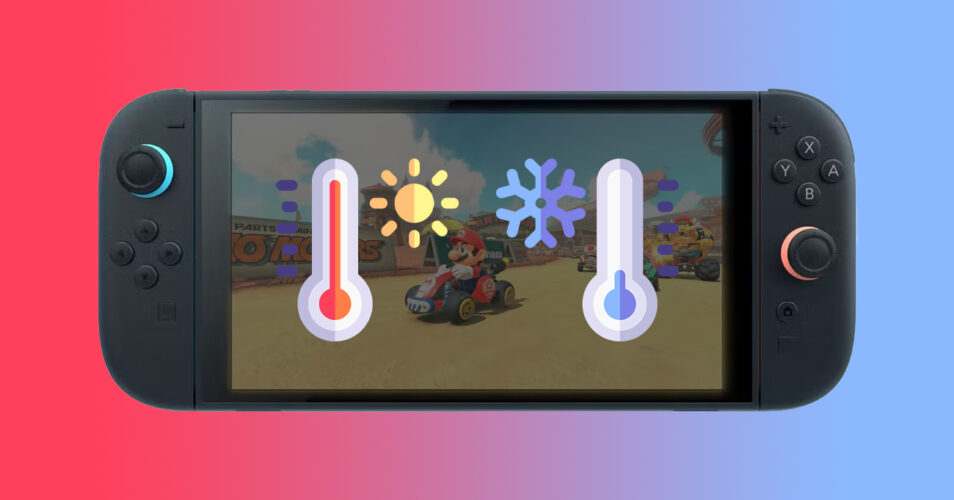 switch 2 chaud froid temperature