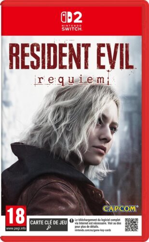 Resident Evil Requiem Nintendo Swirtch 2 PEGI boxart boite jaquette