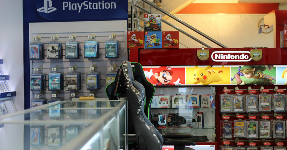 boutique de jeux-vidéo