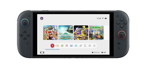 menu accueil switch 2
