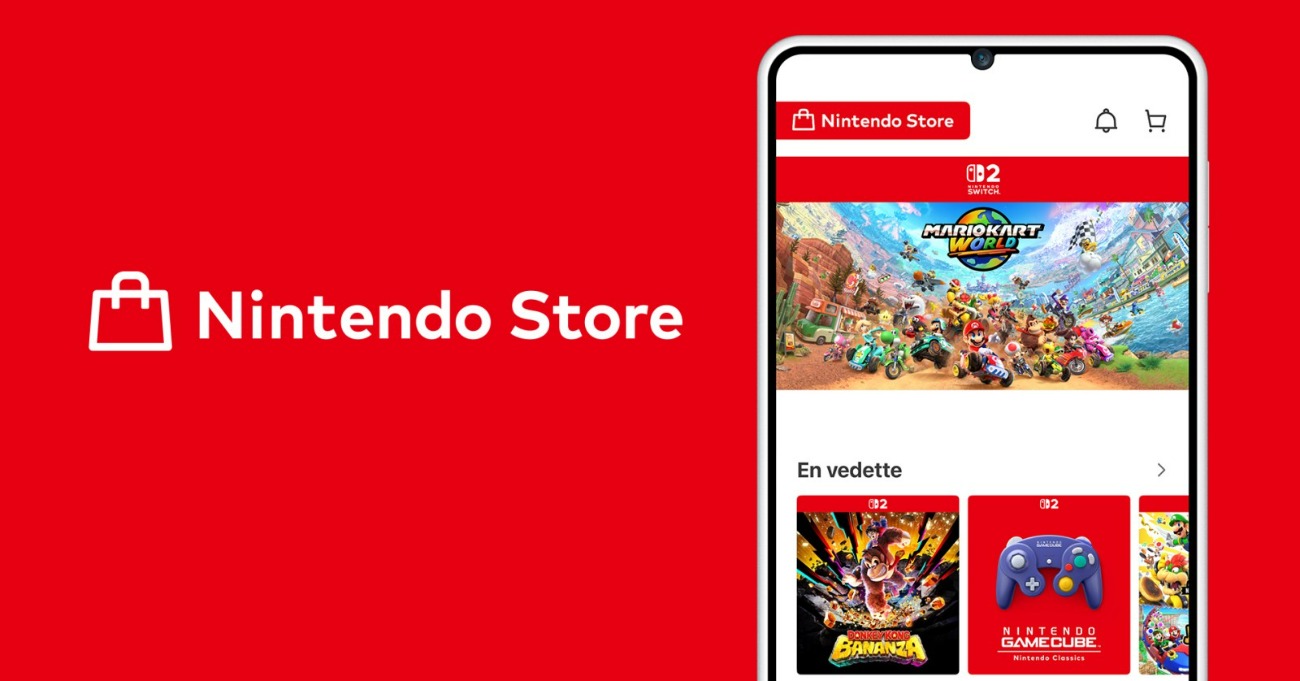 Le Nintendo Store dispose désormais d’une application mobile