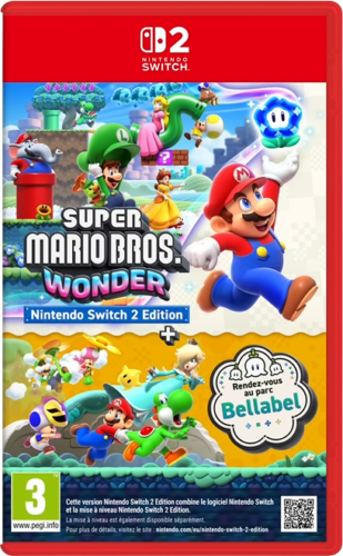 Super Mario Bros. Wonder – Nintendo Switch 2 Edition + Rendez-vous au parc Bellabel