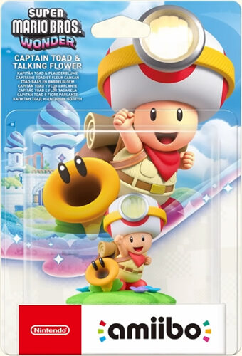 Amiibo Captain Toad et fleur cancan (Super Mario Bros. Wonder)