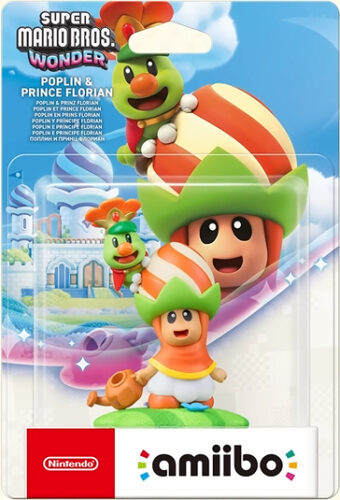Amiibo Poplin et prince Florian (Super Mario Bros. Wonder)