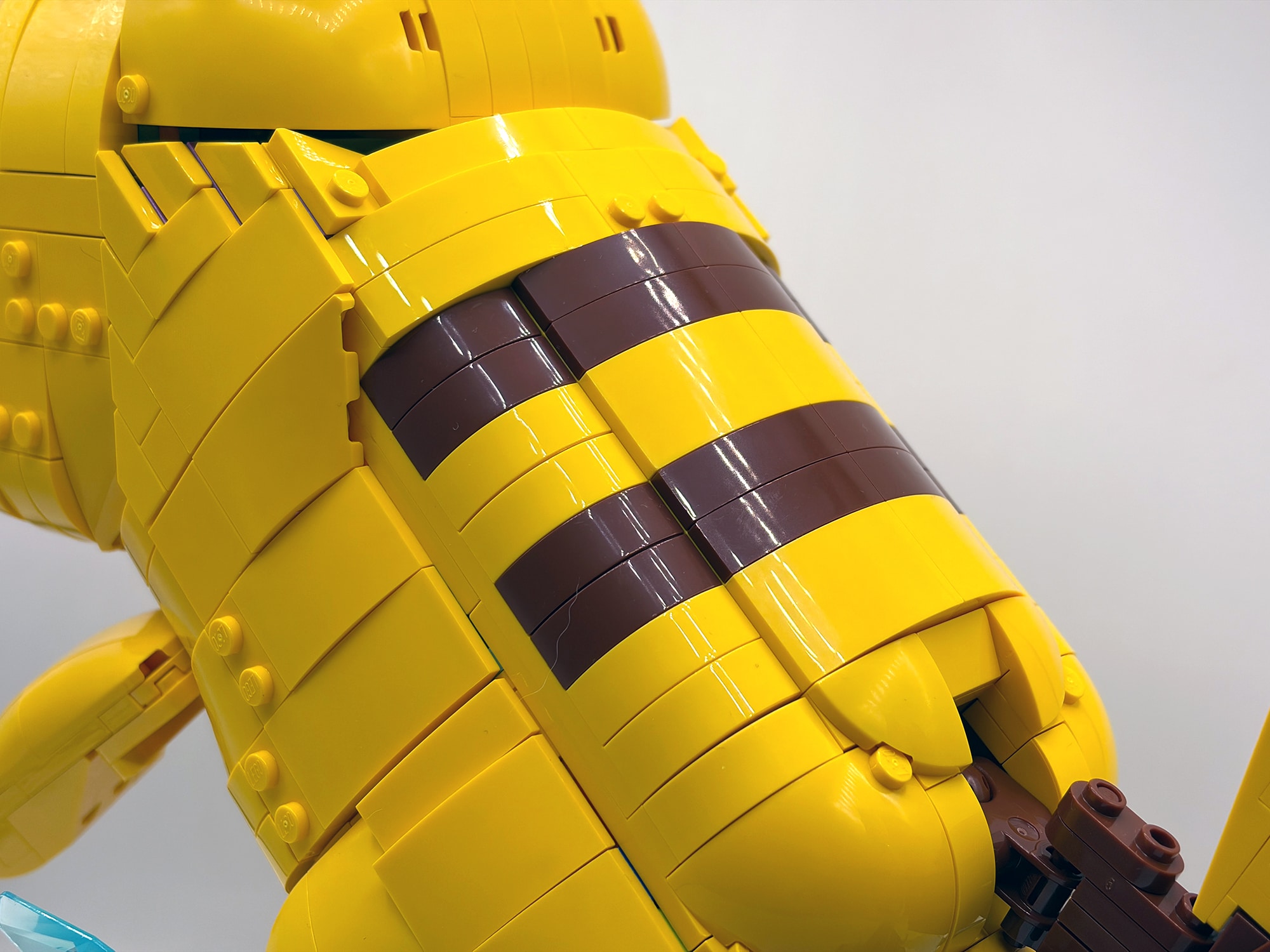 LEGO Pikachu Pokémon de dos