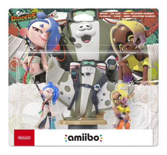 Amiibo Pasquale, Raimi et Angie (Splatoon Raiders)