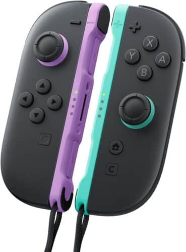 Bon plan Paire de manettes Joy-Con 2 gauche violet clair & droite vert clair au meilleur prix