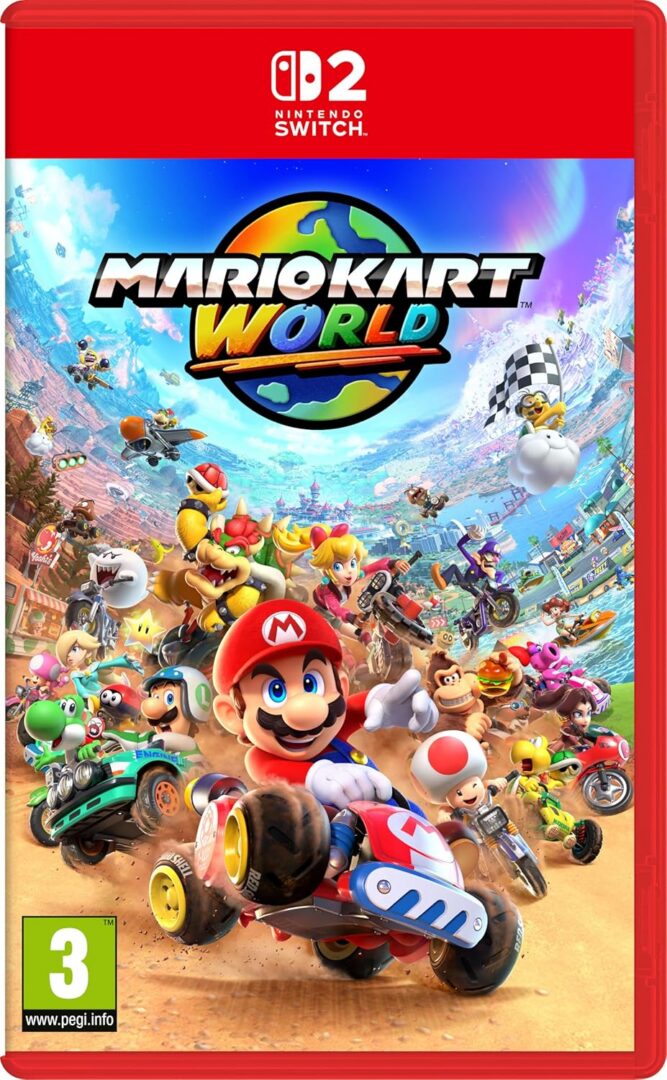 Mario Kart World boxart
