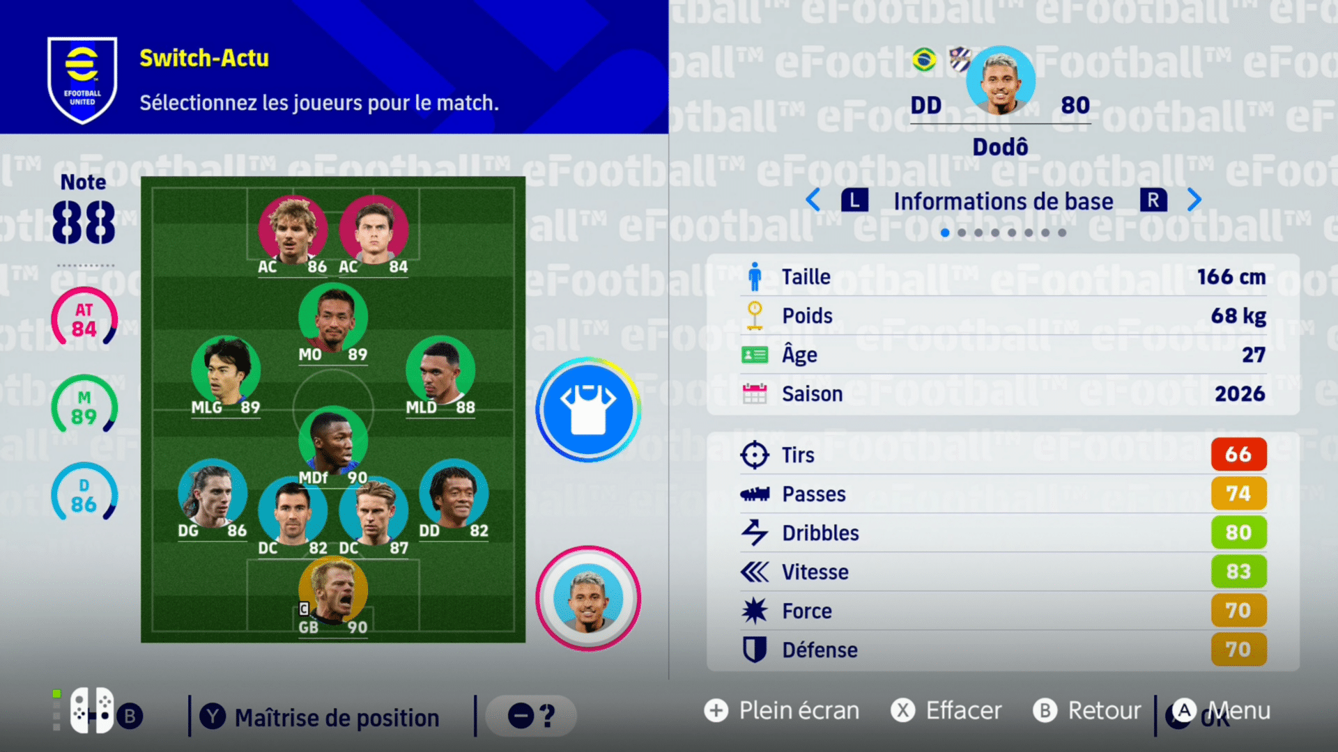 eFootball Kick-Off! Nintendo Switch 2 screenshot