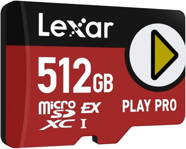 Bon plan Lexar Play Pro Carte MicroSDXC Express 512Go (Prime) au meilleur prix