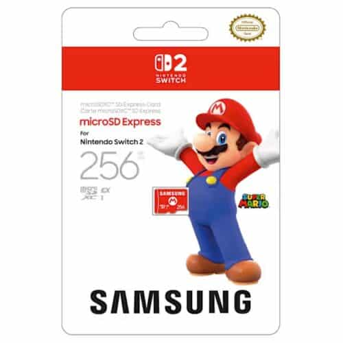 Bon plan Carte mémoire micro SD express 256 Go Switch 2 SAMSUNG au meilleur prix