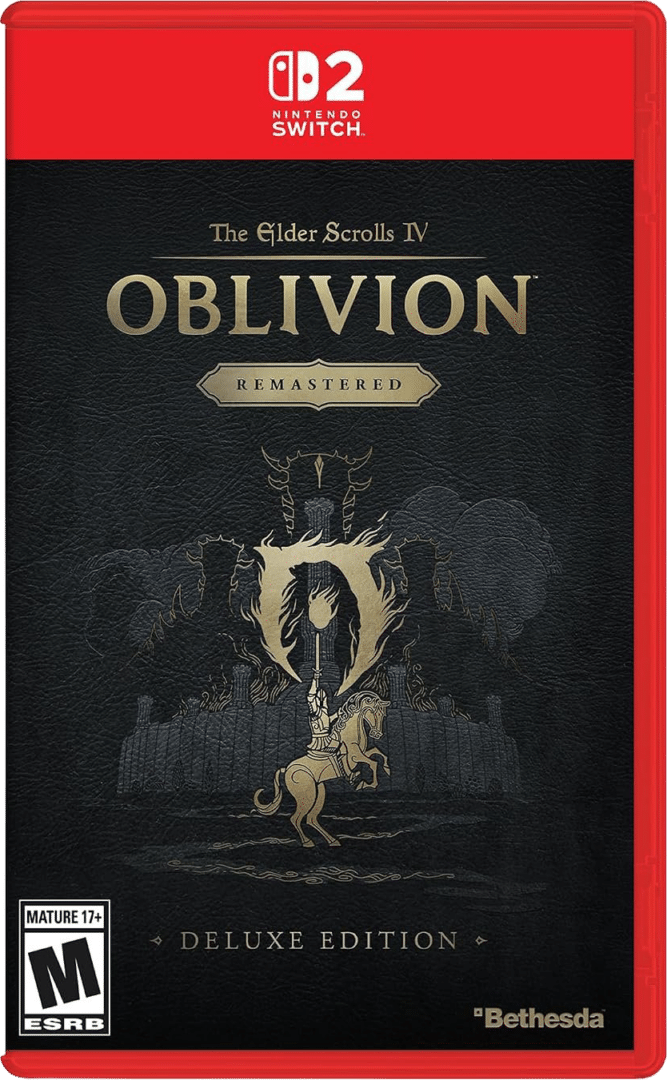 oblivion switch 2 boxart