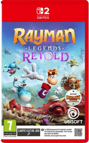 rayman legends retold switch 2 boxart