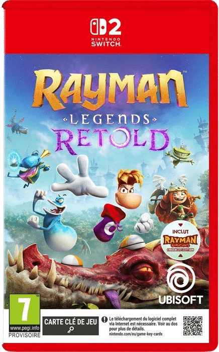 rayman legends retold switch 2 boxart