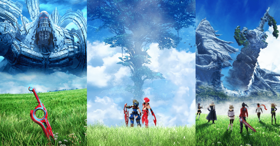 Xenoblade Chronicles trilogy key art