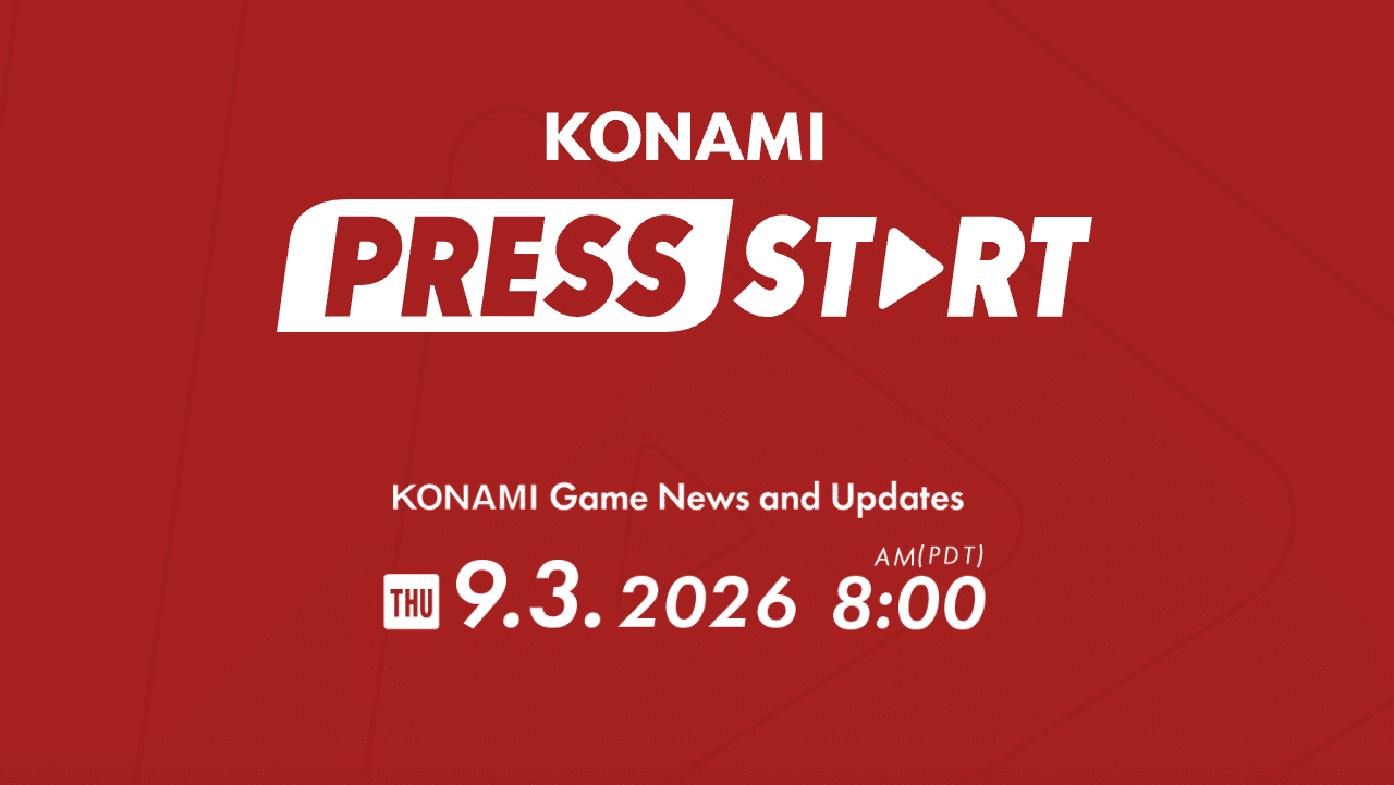 BANNIERE PRESS START KONAMI