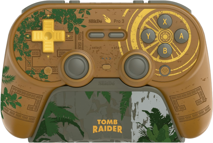 Manette 8Bitdo Pro 3 – Tomb Raider 30th Anniversary Edition (Switch 2)