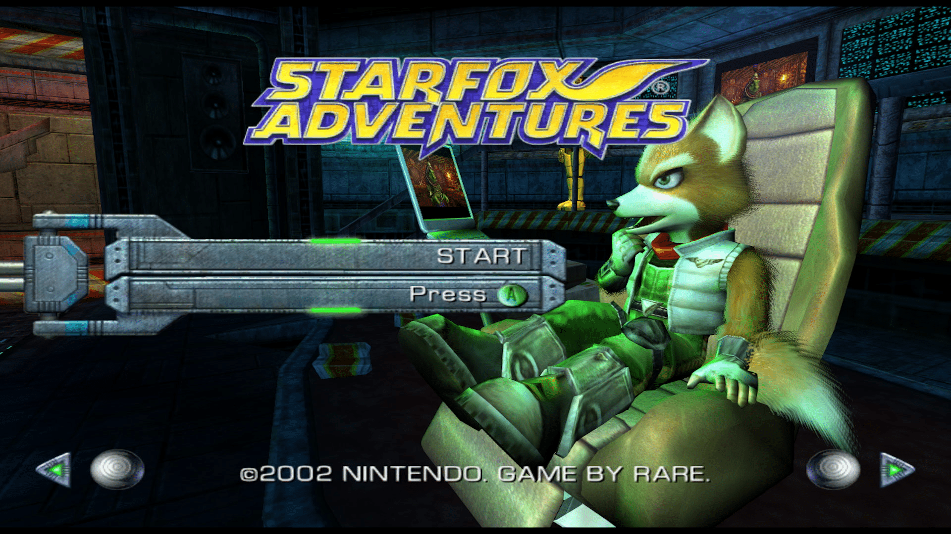 Star Fox Adventures - écran titre