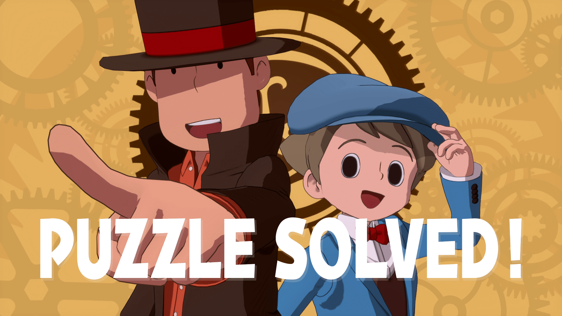 Professeur Layton et le Nouveau monde à vapeur - Layton et Luke