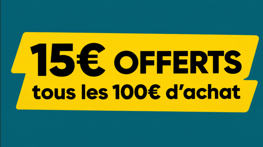 Bon plan Adhérents FNAC – 15€ offerts tous les 100€ d&rsquo;achat (jusqu&rsquo;au 07/10 à 9h00)