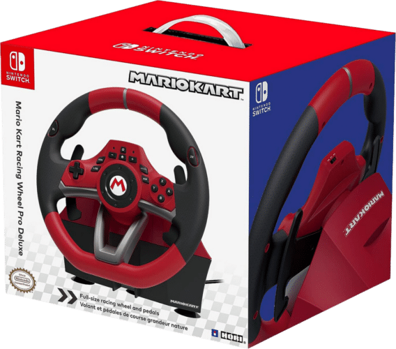 Bon plan Volant de course Mario Kart Racing Wheel Pro Deluxe (Switch) – HORI au meilleur prix