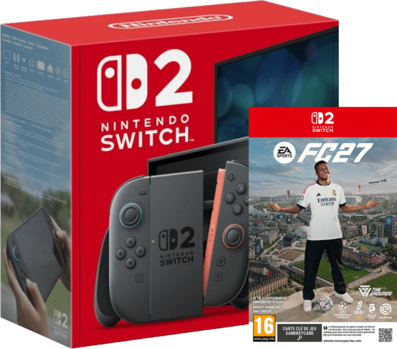 Bon plan Nintendo Switch 2 (Modèle EU avec batterie remplaçable) + EA Sports FC 27 au meilleur prix