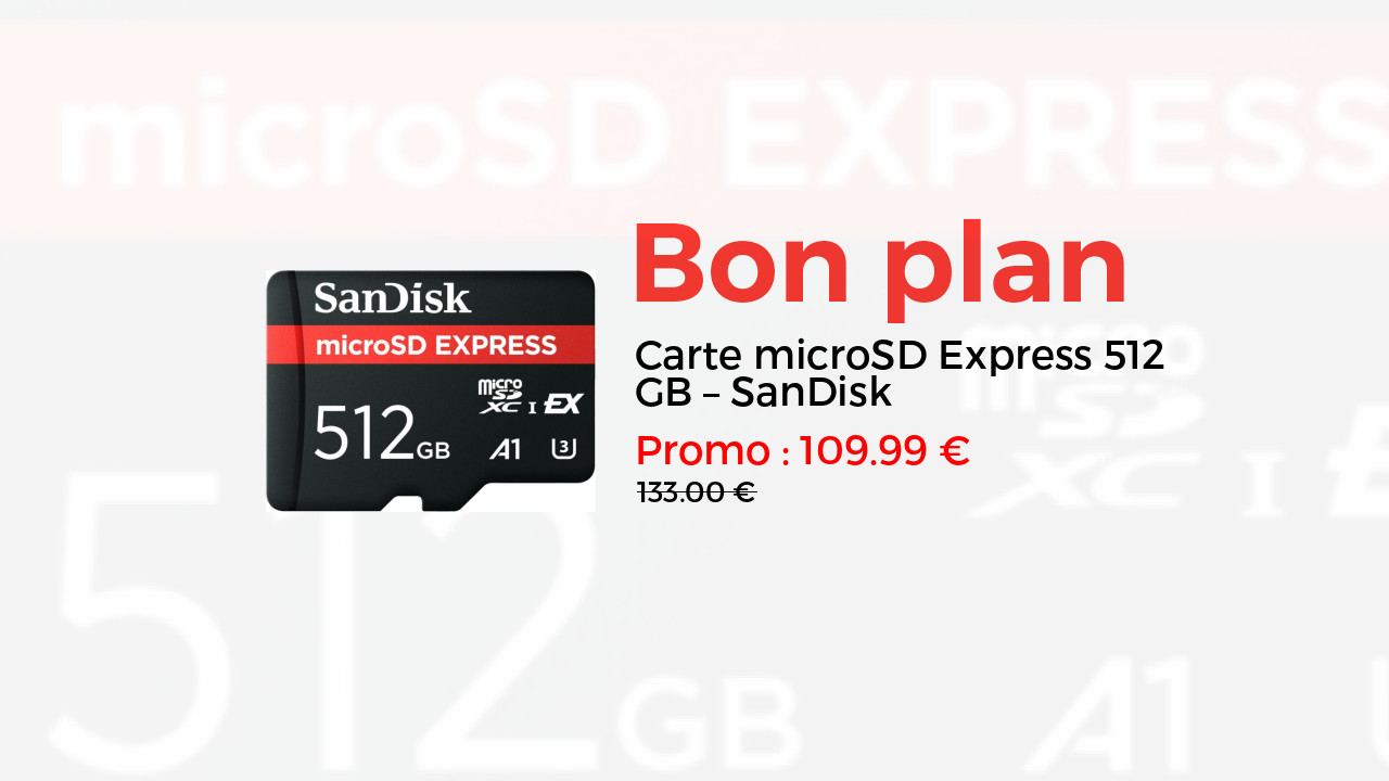 Carte microSD Express 512 GB – SanDisk