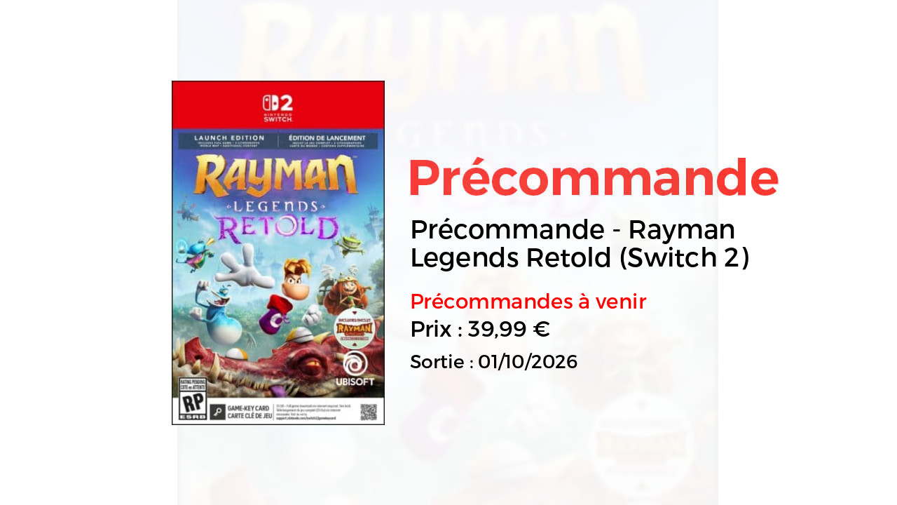 Rayman Legends Retold (Switch 2)