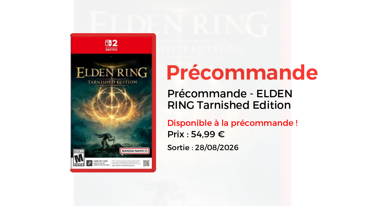 ELDEN RING Tarnished Edition