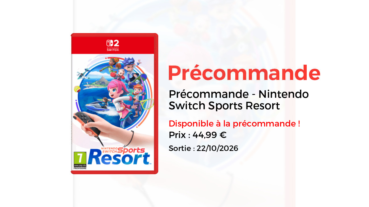 Nintendo Switch Sports Resort